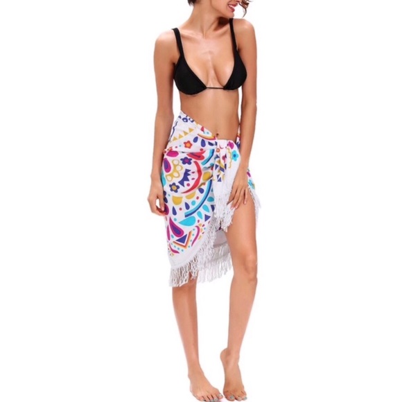 NWT “Sunshine On My Shoulders Makes Me Happy” Round Beach Wrap/Towel - Picture 2 of 9